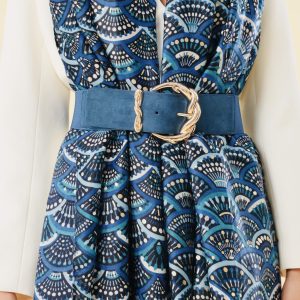 Ceinture Élastique Boucle Dorée