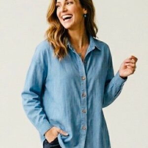 Chemise manches longues 100% lyocell